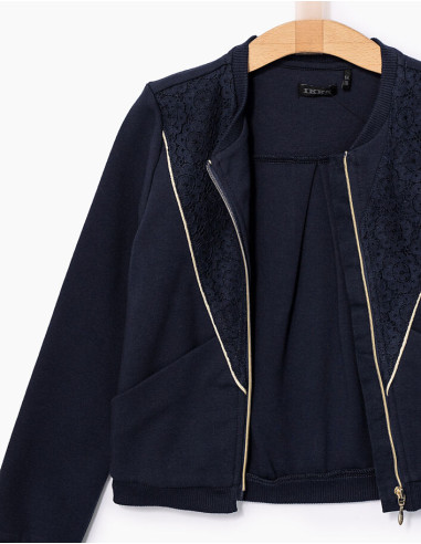 Gilet zippé fille Ikks