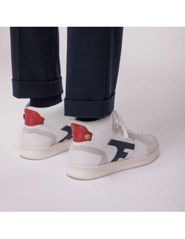 Baskets Faguo HAZELI blanches