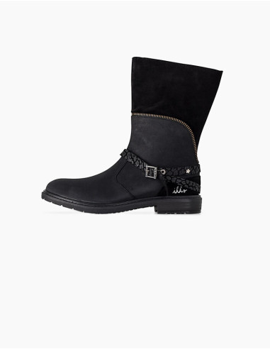 Boots Ikks en cuir