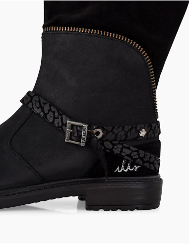 Boots Ikks en cuir